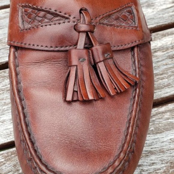 Allen Edmonds Maxfield Brown Loafers Shoes 9.5 main image 5